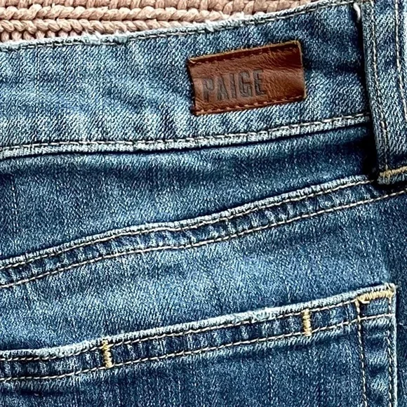 Paige Denim Cuffed Distressed Jean Shorts - Picture 5 of 5